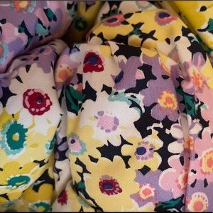 Queen or Full Kate Spade Bed Floral Print Cover & Pillowcases